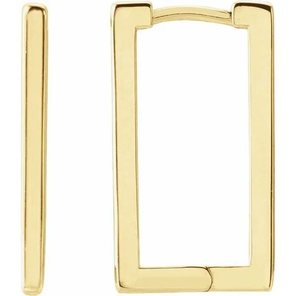 Geometric Hinged Hoop Earrings Diny's Jewelers Middleton, WI