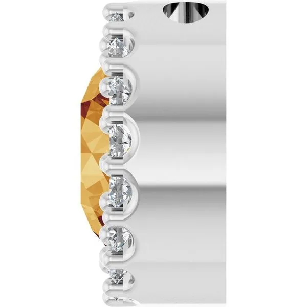 Halo-Style Pendant Image 3 Blue Heron Jewelry Company Poulsbo, WA