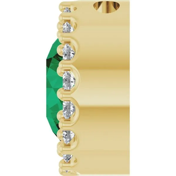 Halo-Style Pendant Image 3 Diny's Jewelers Middleton, WI