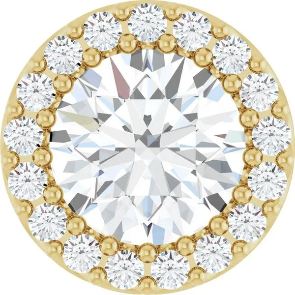 Halo-Style Pendant Hopman Jewelers Elkhart, IN