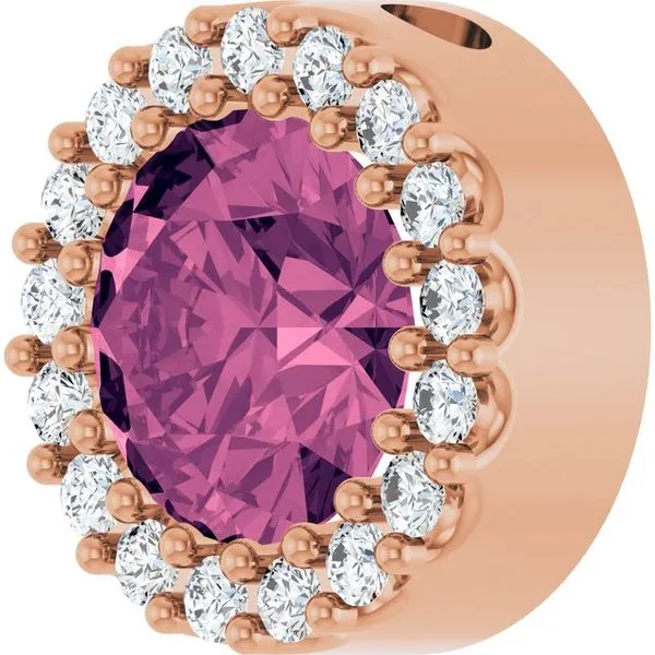 Halo-Style Pendant Image 2 Studio D Jewelers Woodstock, IL