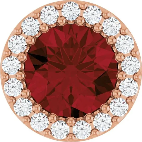 Halo-Style Pendant Rasmussen Jewelers Spanish Fork, UT