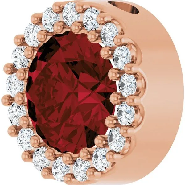 Halo-Style Pendant Image 2 Hopman Jewelers Elkhart, IN