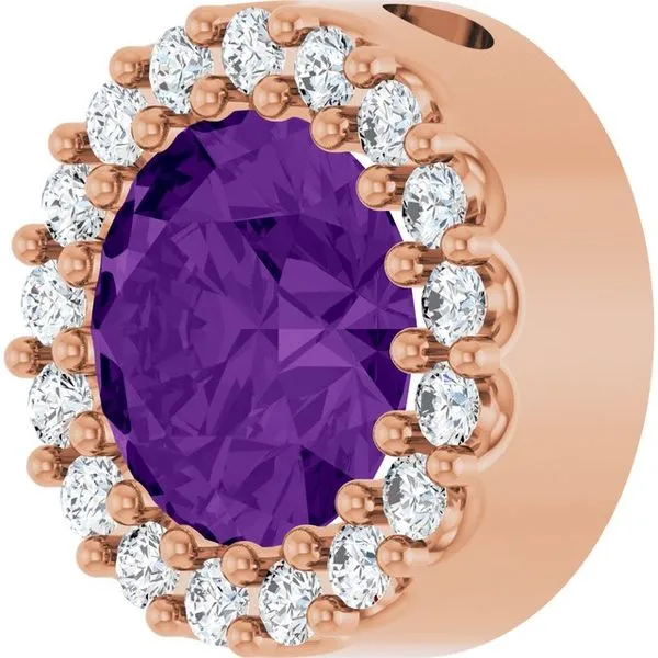 Halo-Style Pendant Image 2 Studio D Jewelers Woodstock, IL