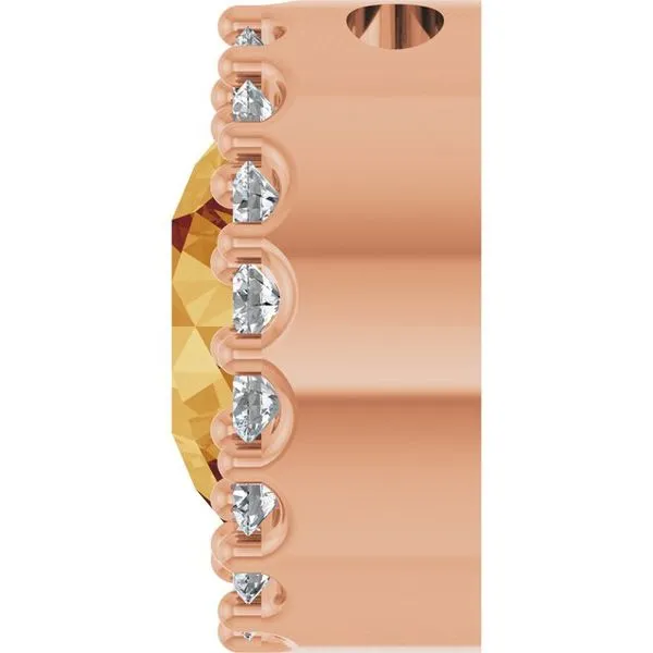 Halo-Style Pendant Image 3 James Wolf Jewelers Mason, OH