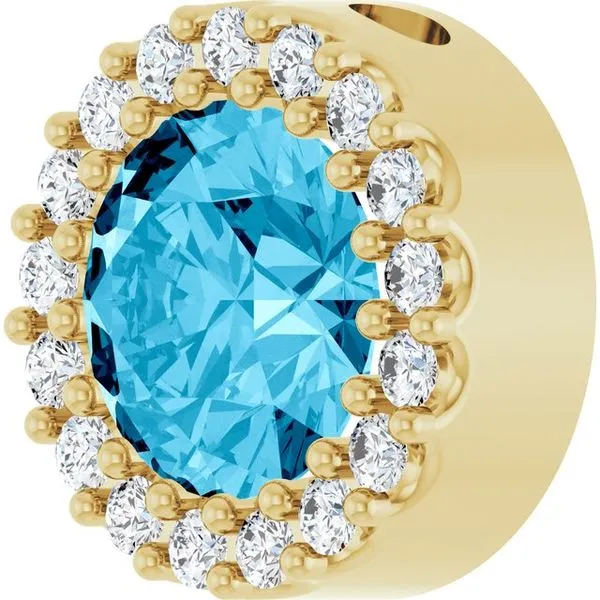 Halo-Style Pendant Image 2 Milan's Jewelry Inc Sarasota, FL