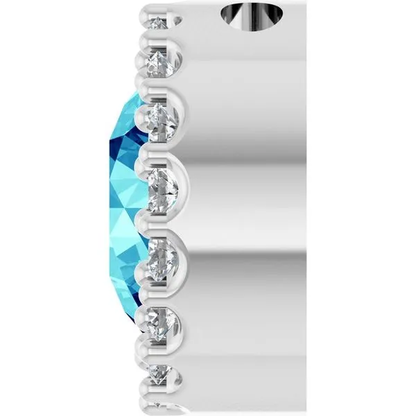 Halo-Style Pendant Image 3 Leslie E. Sandler Fine Jewelry and Gemstones rockville , MD