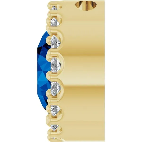 Halo-Style Pendant Image 3 Hopman Jewelers Elkhart, IN