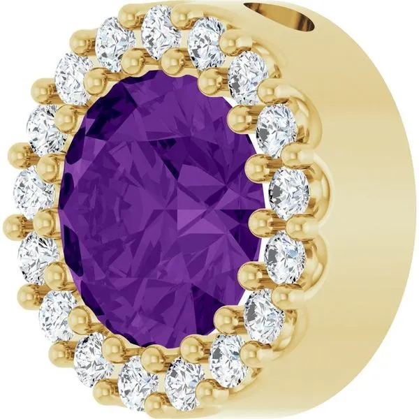 Halo-Style Pendant Image 2 M. J. Thomas Jewelers, Ltd. Stratford, CT