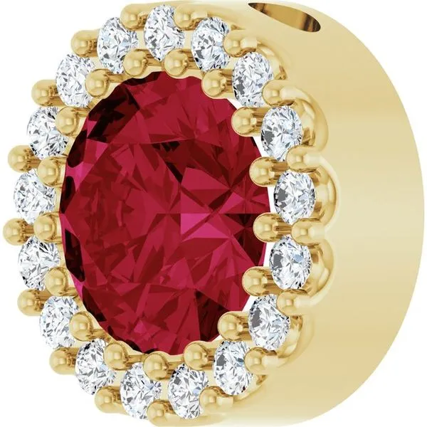 Halo-Style Pendant Image 2 Hopman Jewelers Elkhart, IN