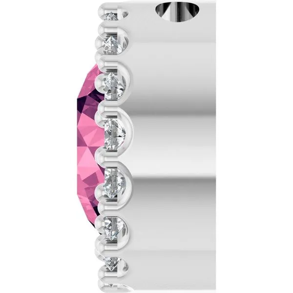 Halo-Style Pendant Image 3 James & Williams Jewelers Berwyn, IL