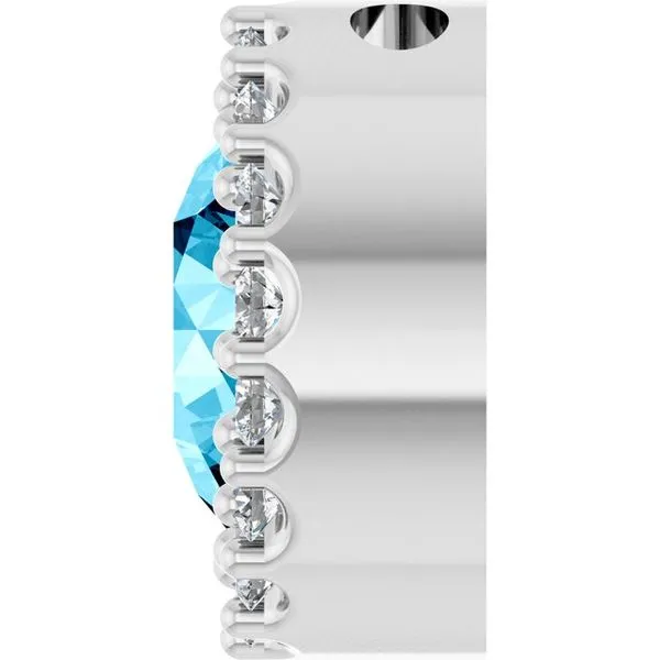 Halo-Style Pendant Image 3 James Wolf Jewelers Mason, OH