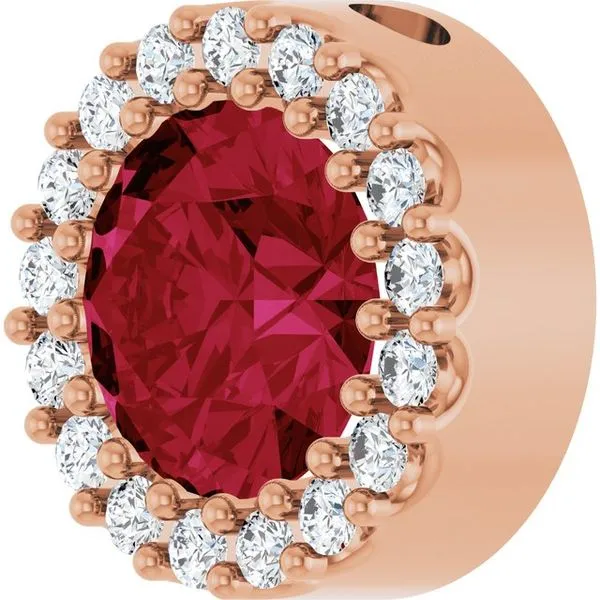 Halo-Style Pendant Image 2 Grayson & Co. Jewelers Iron Mountain, MI