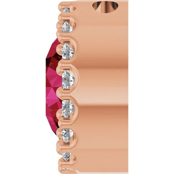 Halo-Style Pendant Image 3 Grayson & Co. Jewelers Iron Mountain, MI