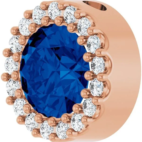 Halo-Style Pendant Image 2 James & Williams Jewelers Berwyn, IL