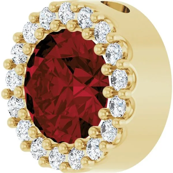 Halo-Style Pendant Image 2 Douglas Jewelers Conroe, TX