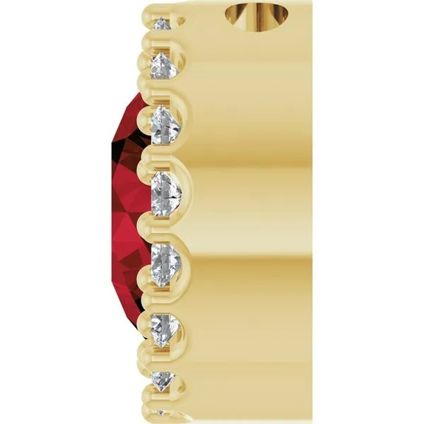 Halo-Style Pendant Image 3 Douglas Jewelers Conroe, TX