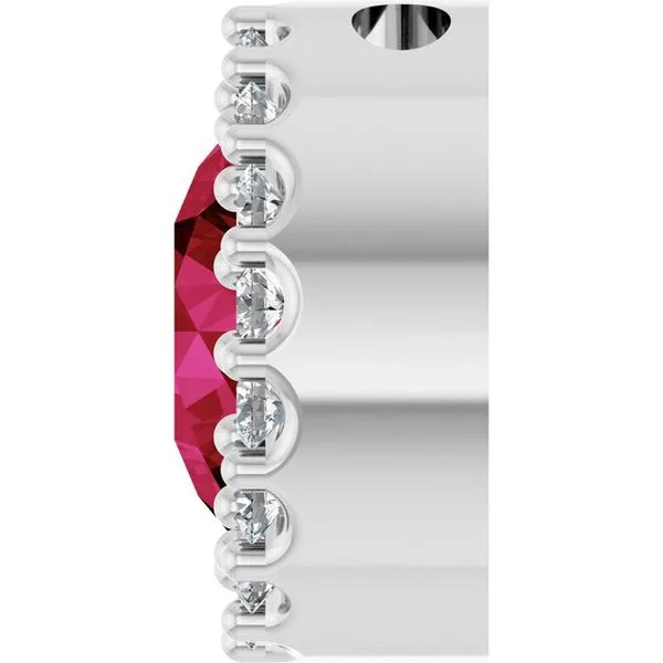 Halo-Style Pendant Image 3 Grayson & Co. Jewelers Iron Mountain, MI