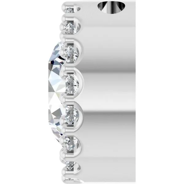 Halo-Style Pendant Image 3 Studio D Jewelers Woodstock, IL