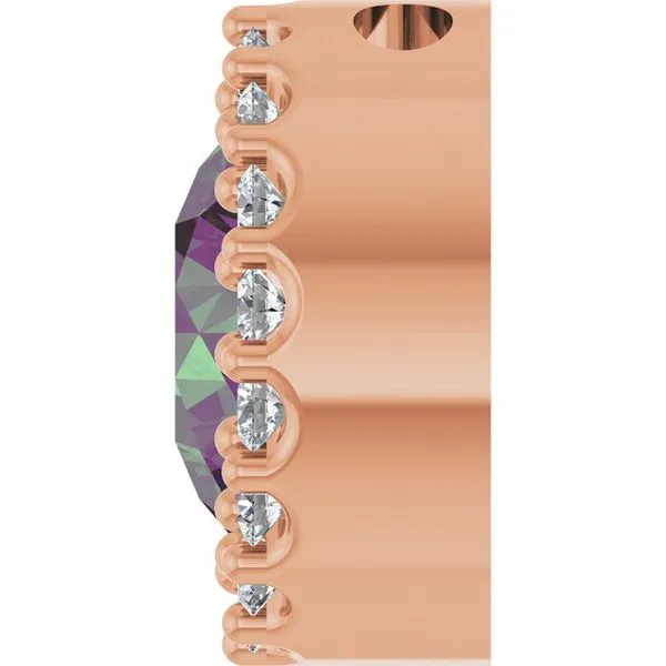 Halo-Style Pendant Image 3 James & Williams Jewelers Berwyn, IL