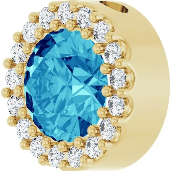 Halo-Style Pendant Image 2 Hopman Jewelers Elkhart, IN