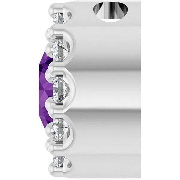 Halo-Style Pendant Image 3 Hopman Jewelers Elkhart, IN