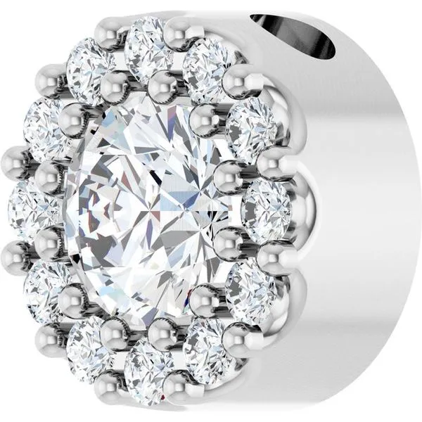 Halo-Style Pendant Image 2 Hart's Jewelers Grants Pass, OR