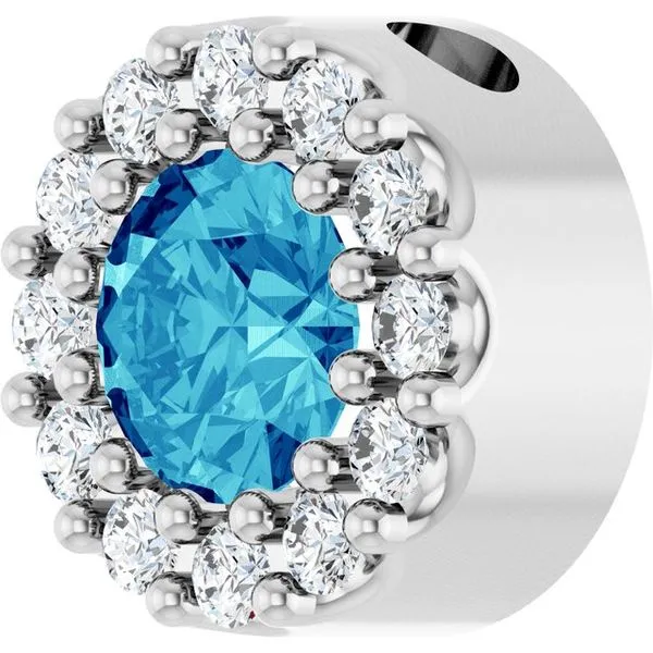 Halo-Style Pendant Image 2 Woelk's House of Diamonds Russell, KS