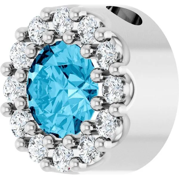 Halo-Style Pendant Image 2 Studio D Jewelers Woodstock, IL