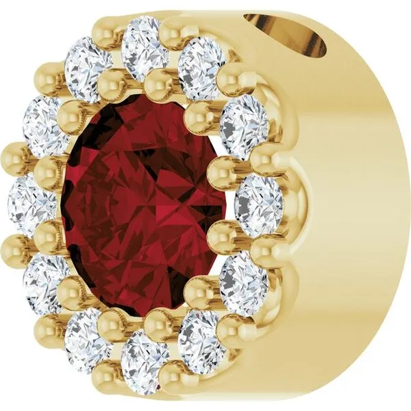 Halo-Style Pendant Image 2 Grayson & Co. Jewelers Iron Mountain, MI