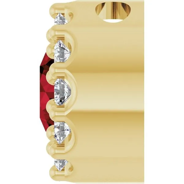 Halo-Style Pendant Image 3 Grayson & Co. Jewelers Iron Mountain, MI