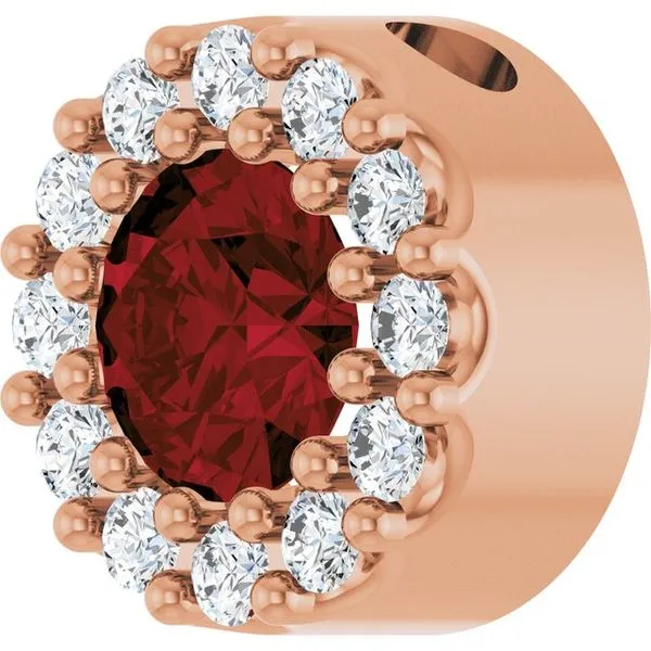 Halo-Style Pendant Image 2 John E. Koller Jewelry Designs owasso, OK