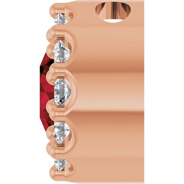 Halo-Style Pendant Image 3 Cherry Street Jewelers Tulsa, OK