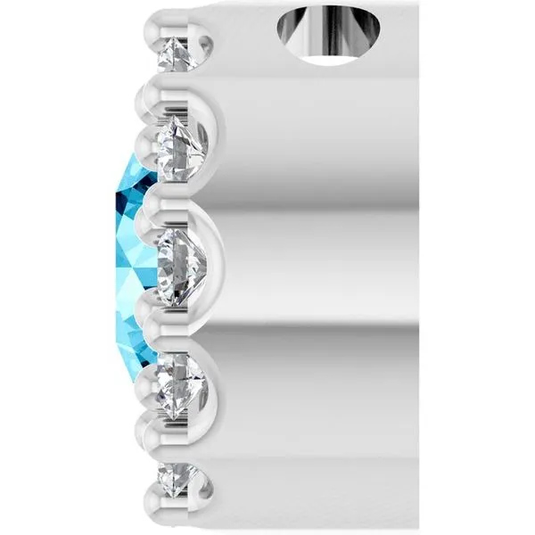 Halo-Style Pendant Image 3 Diny's Jewelers Middleton, WI