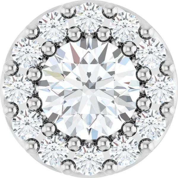Halo-Style Pendant Leslie E. Sandler Fine Jewelry and Gemstones rockville , MD