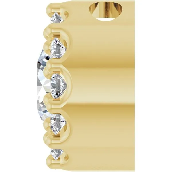 Halo-Style Pendant Image 3 Hopman Jewelers Elkhart, IN