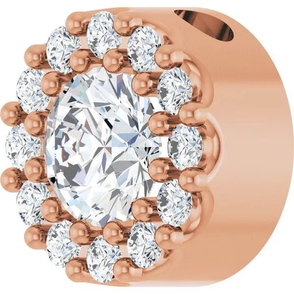 Halo-Style Pendant Image 2 Hopman Jewelers Elkhart, IN