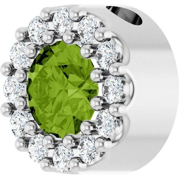 Halo-Style Pendant Image 2 James Wolf Jewelers Mason, OH