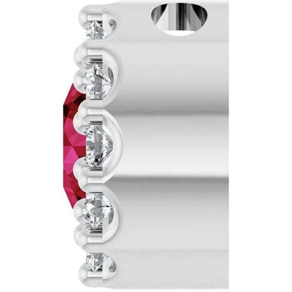Halo-Style Pendant Image 3 Shipley's Fine Jewelry Hampstead, MD