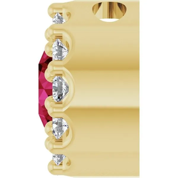 Halo-Style Pendant Image 3 Leslie E. Sandler Fine Jewelry and Gemstones rockville , MD