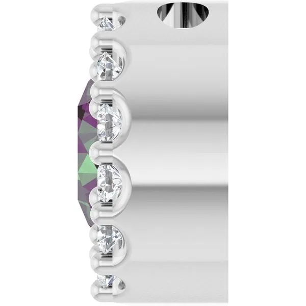 Halo-Style Pendant Image 3 Grayson & Co. Jewelers Iron Mountain, MI