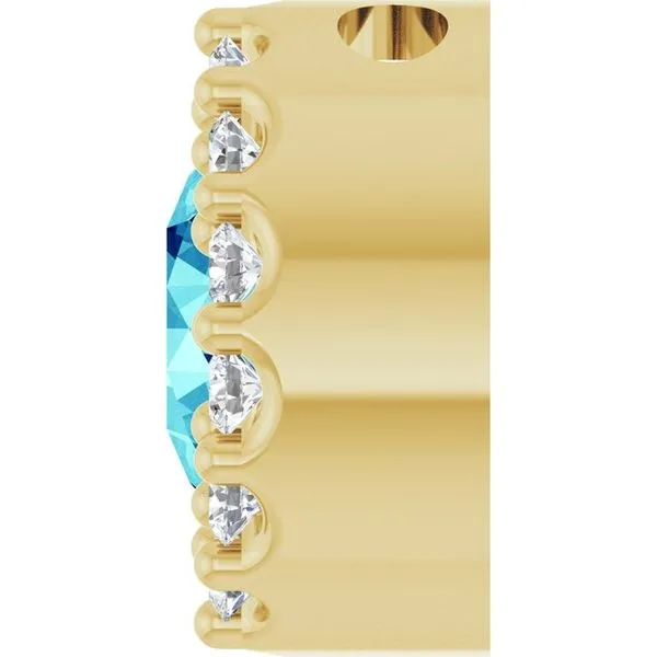 Halo-Style Pendant Image 3 L & L jewelers Scarborough, ME