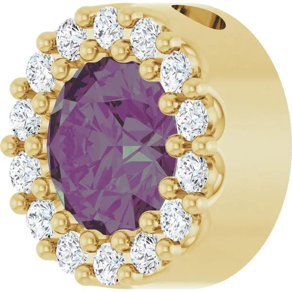 Halo-Style Pendant Image 2 Long Jewelers Chesapeake, VA