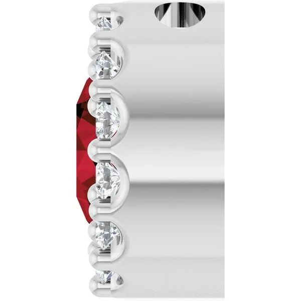 Halo-Style Pendant Image 3 Hopman Jewelers Elkhart, IN