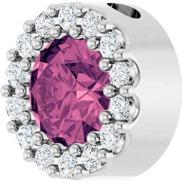 Halo-Style Pendant Image 2 Long Jewelers Chesapeake, VA