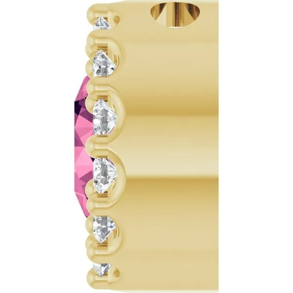 Halo-Style Pendant Image 3 Ellsworth Jewelers Ellsworth, ME