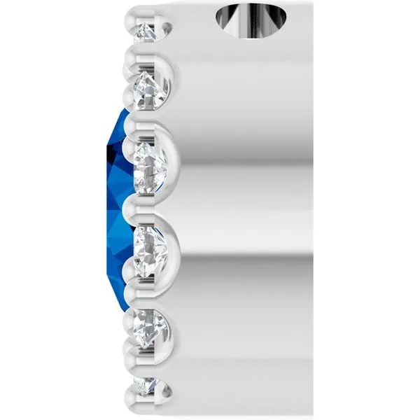 Halo-Style Pendant Image 3 Cherry Street Jewelers Tulsa, OK