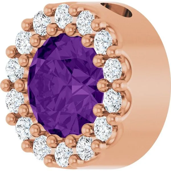 Halo-Style Pendant Image 2 Rick's Jewelers California, MD