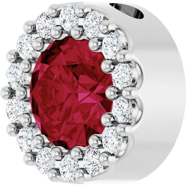 Halo-Style Pendant Image 2 Shipley's Fine Jewelry Hampstead, MD