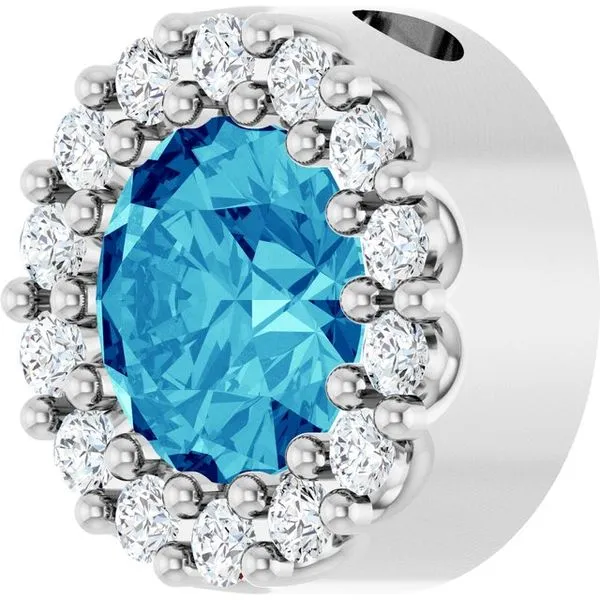 Halo-Style Pendant Image 2 Diny's Jewelers Middleton, WI